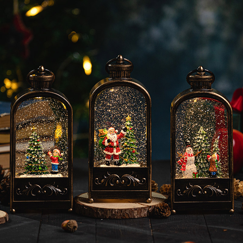 Snow Globe Musical - Kerajinan ornamen Natal lentera dunia salju