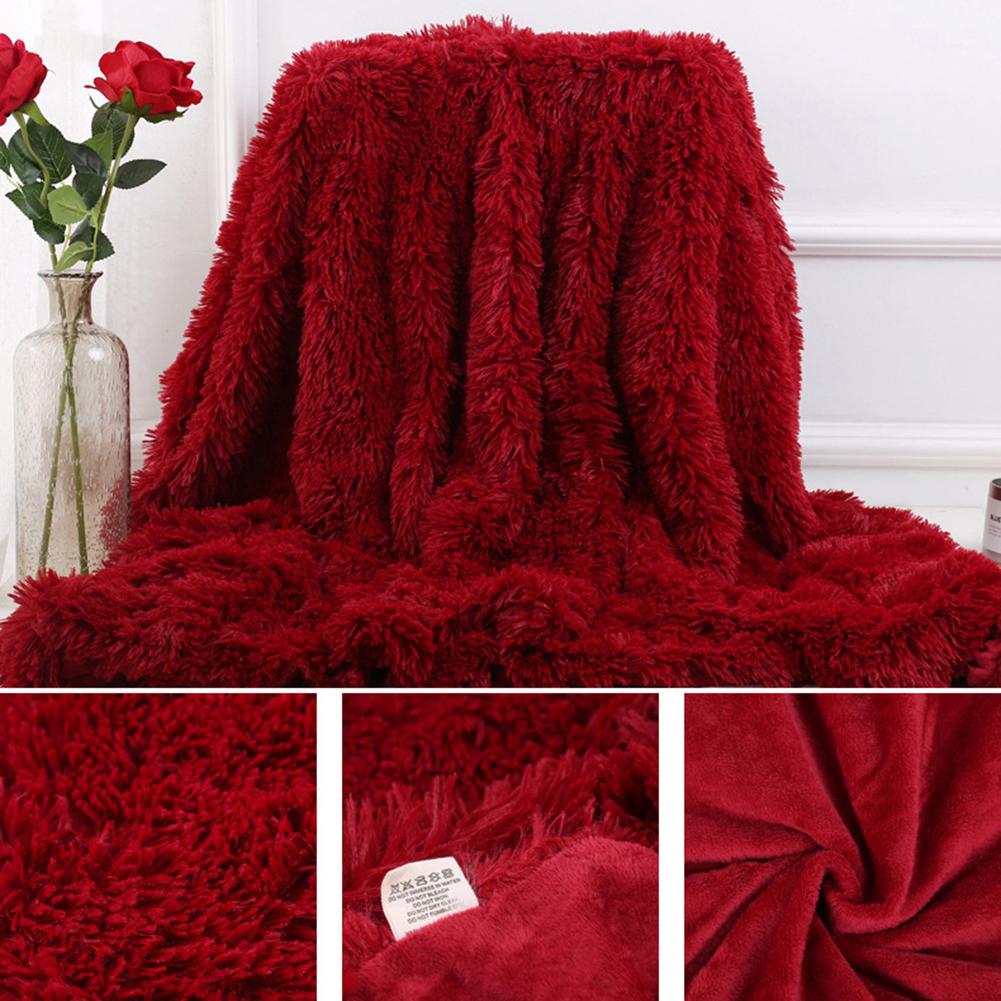 Christmas Throw Blanket - 80X120Cm Lembut Berbulu Kasar Hangat Tempat