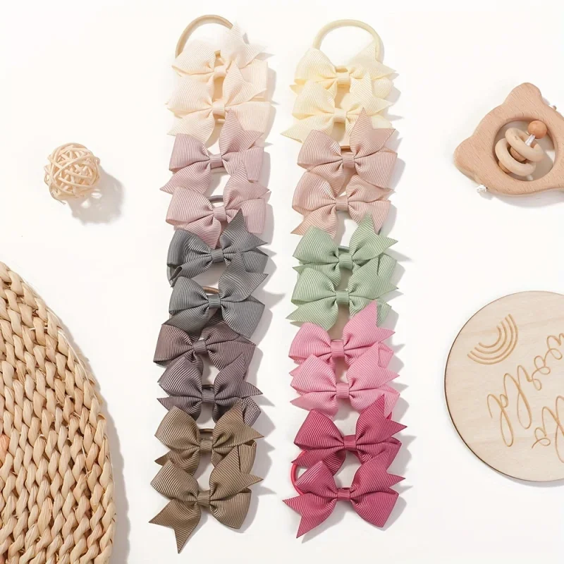 Ribbon Bow Gift - 20 Buah/Set 2.1 Inci Ikat Rambut