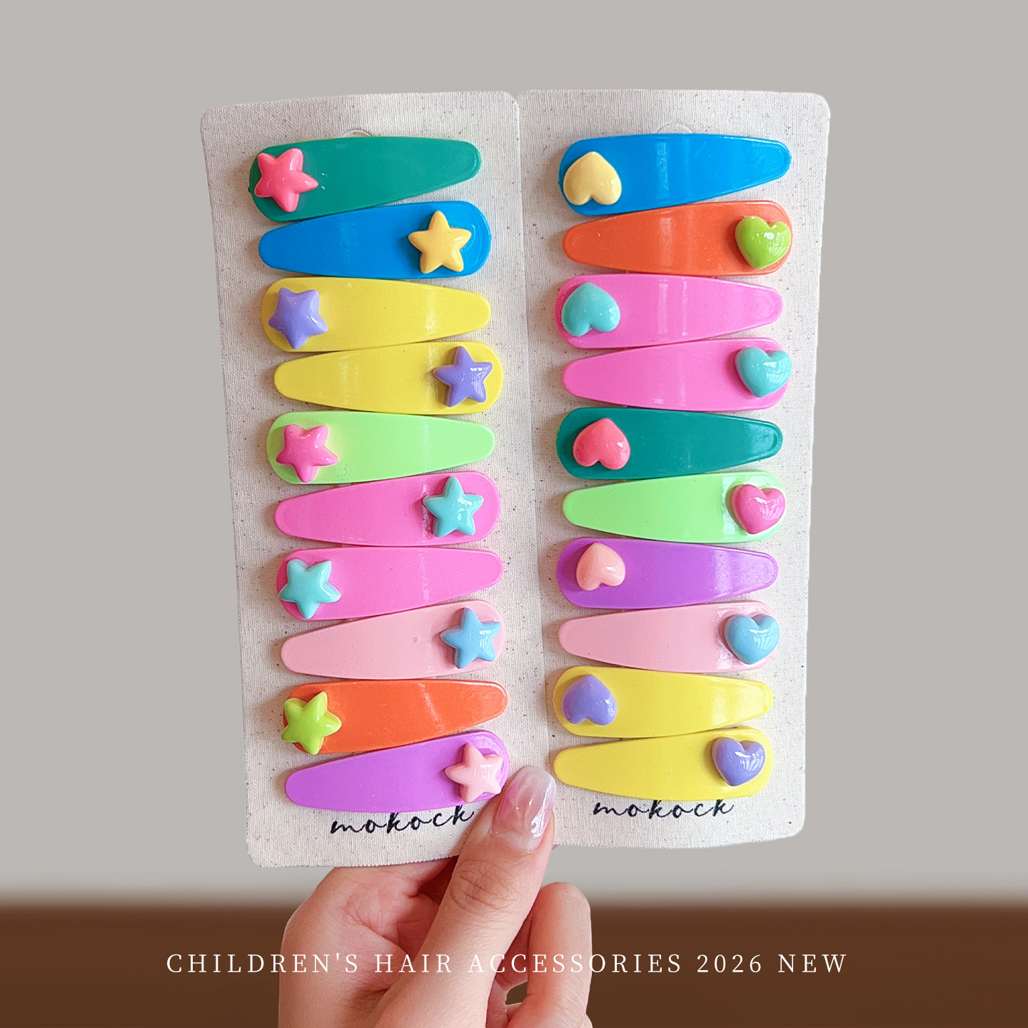 Ornament Ball Set - 10pcs/set Jepit Rambut Korea Warna Macaron