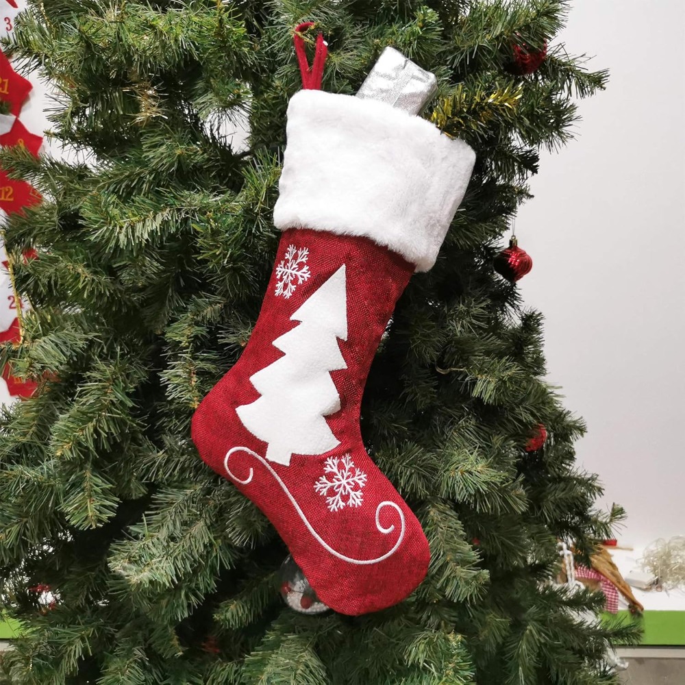 2-4 Buah Stoking Natal Besar d - Christmas Stocking Hanging ulasan dan harga