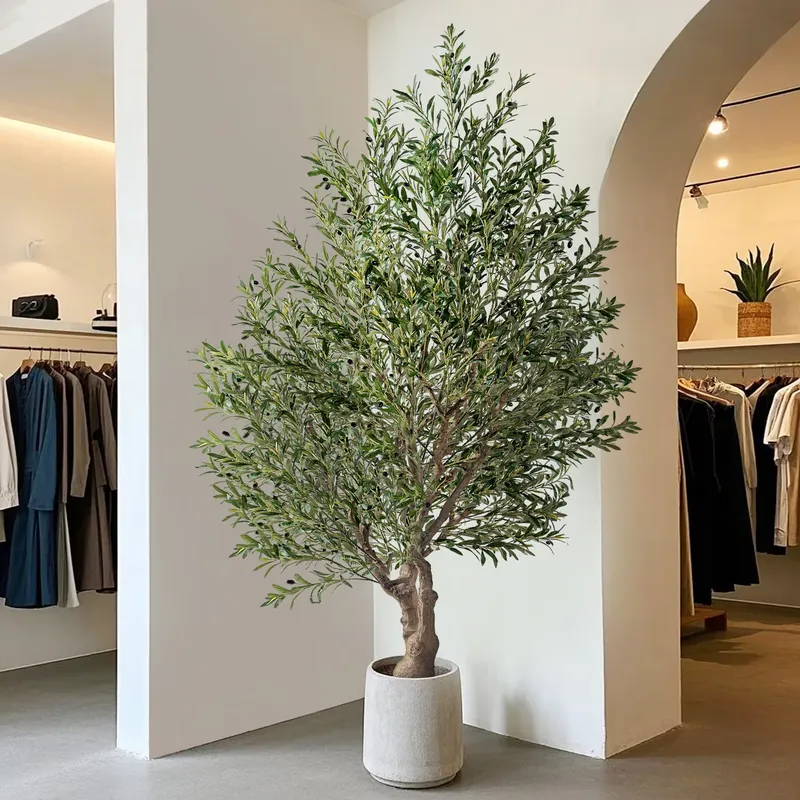 Pohon zaitun buatan besar TikT - Christmas Tree Artificial ulasan dan harga