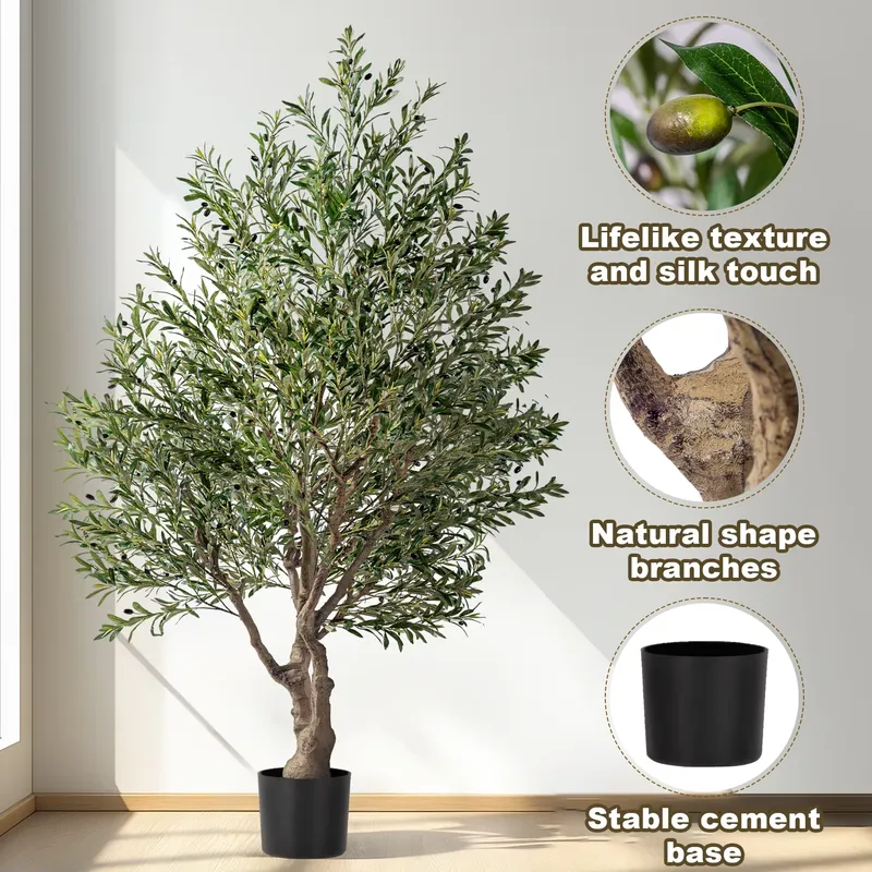 Pohon zaitun buatan besar TikT - Christmas Tree Artificial ulasan dan harga