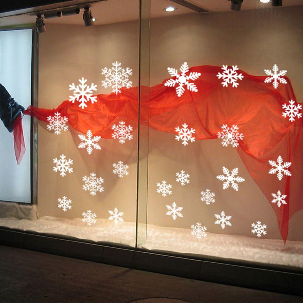 27/38 buah hadiah perlengkapan - Snowflake Window Decal ulasan dan harga