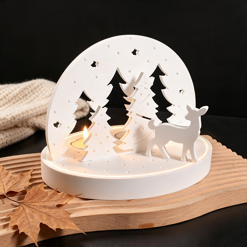 Cetakan Silikon Tempat Lilin T - Holiday Candle Set ulasan dan harga