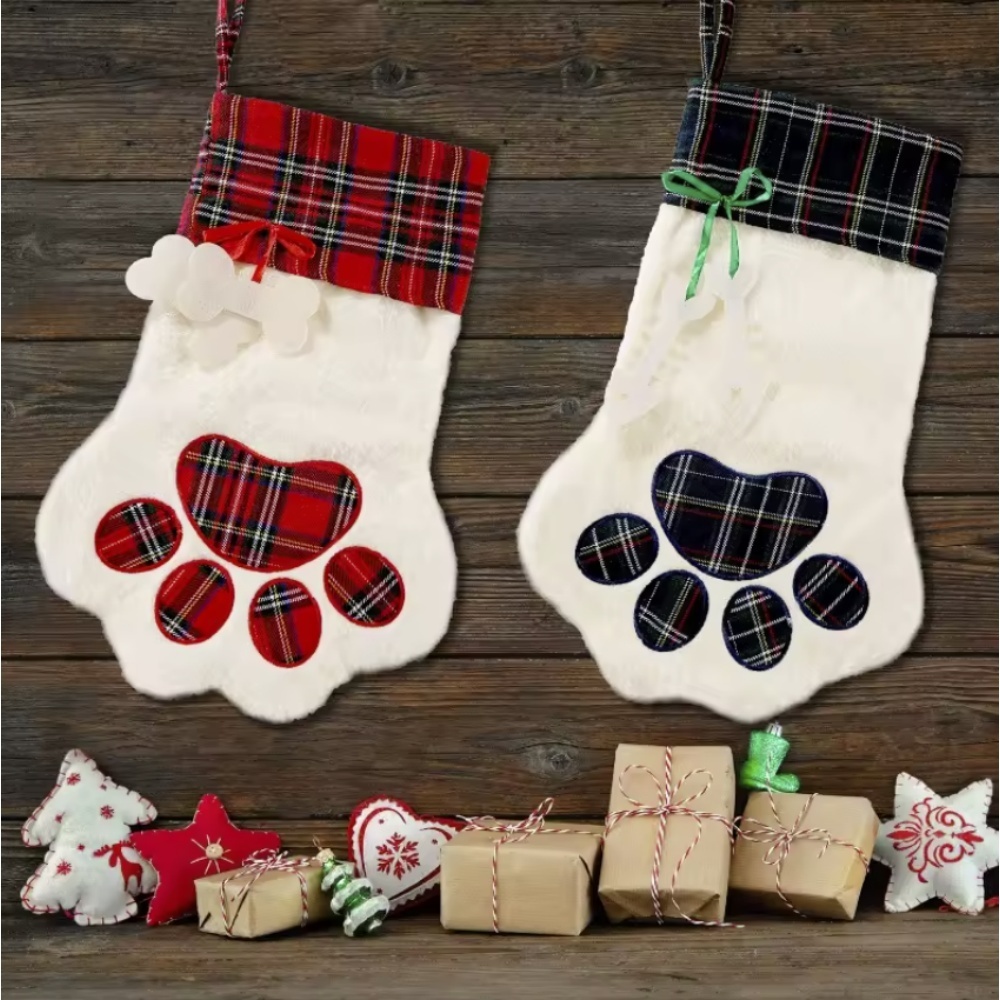 Kaus Kaki Natal Dekorasi Tahun - Christmas Stocking Hanging ulasan dan harga