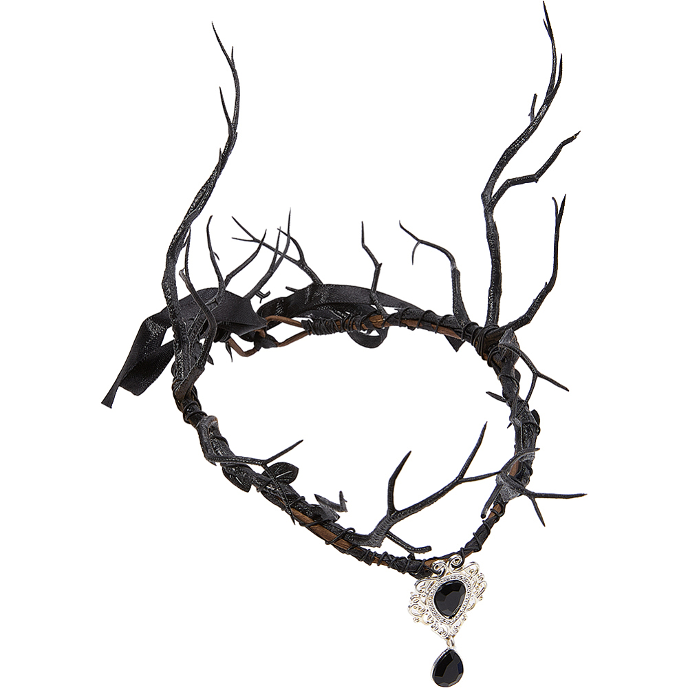 Mahkota Peri Hitam dengan Tand - Reindeer Antlers Headband ulasan dan harga