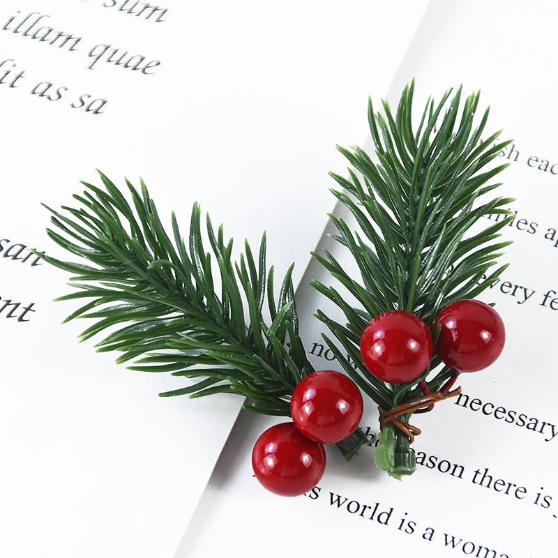 10 Buah Cabang Holly Kerucut P - Christmas Tree Artificial ulasan dan harga