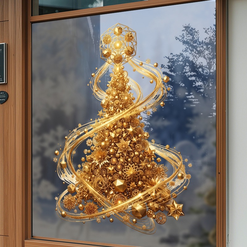 Stiker Natal Elegan untuk Jend - Snowflake Window Decal ulasan dan harga