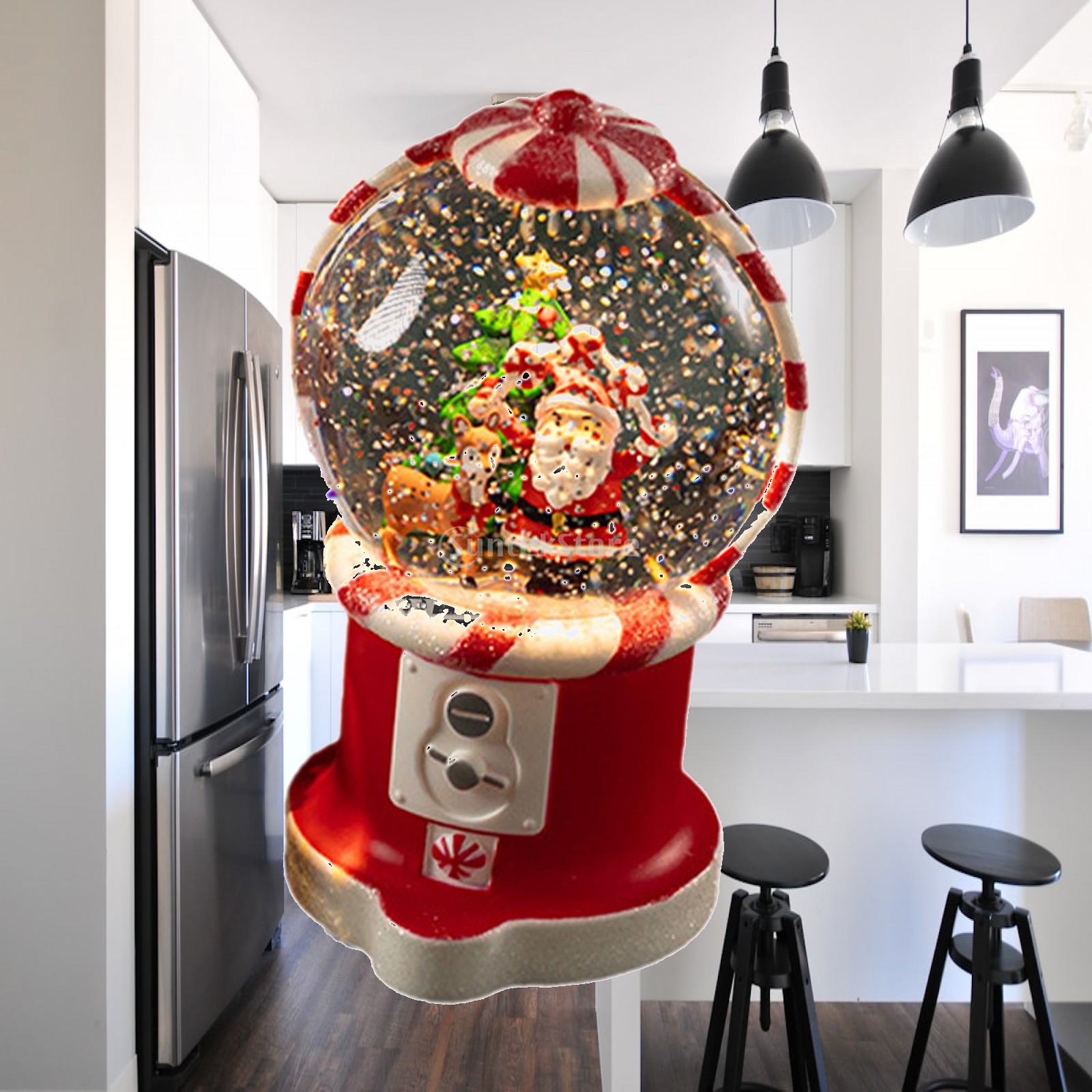 Lentera Musik Dekorasi Meja Ke - Snow Globe Musical ulasan dan harga