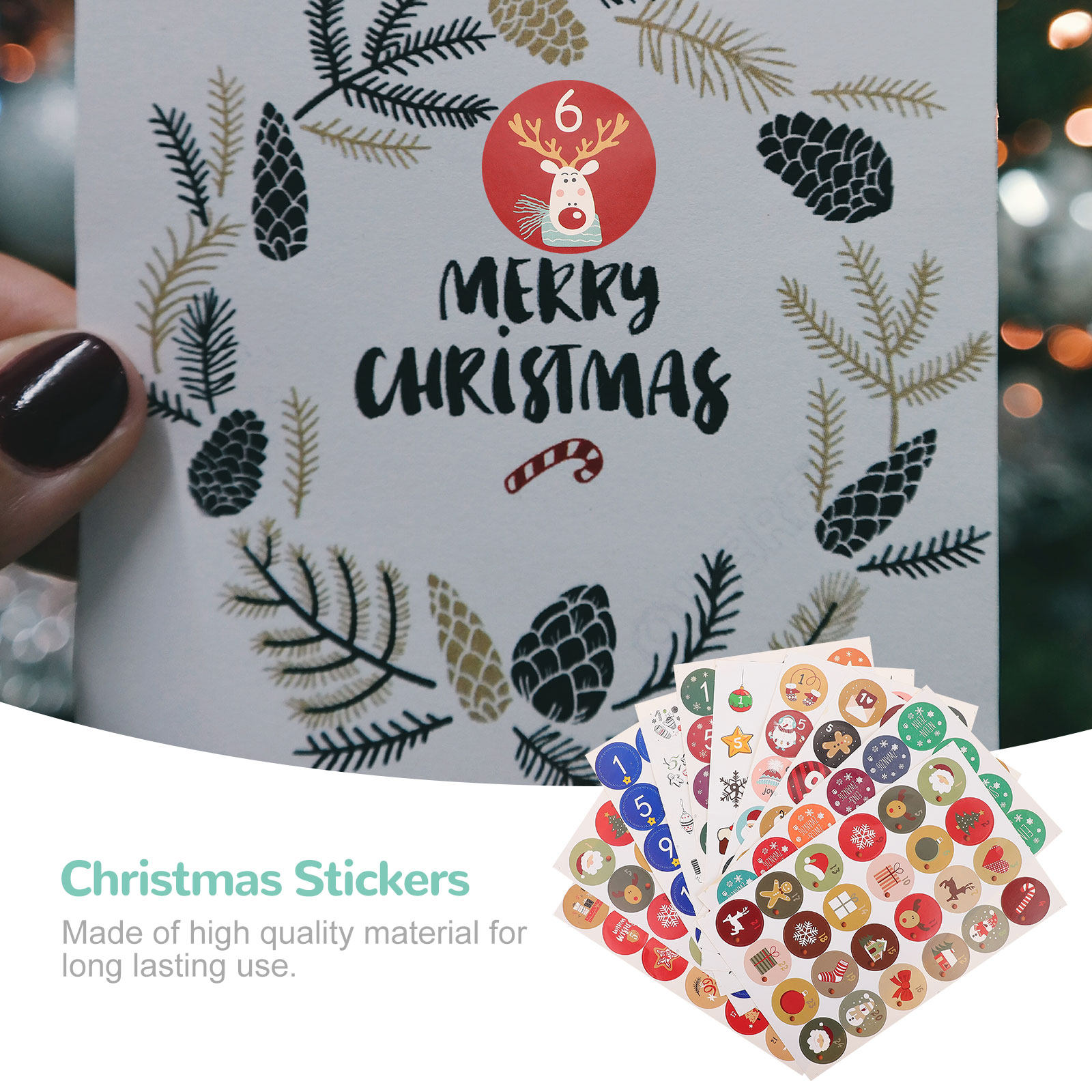 10 Lembar Dekorasi Natal Stike - Advent Calendar Gift ulasan dan harga
