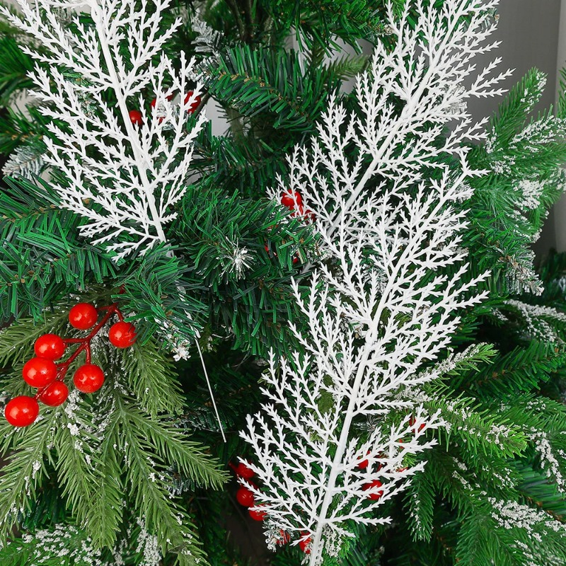 Cabang Jarum Pinus Buatan Puti - Christmas Wreath Fake ulasan dan harga