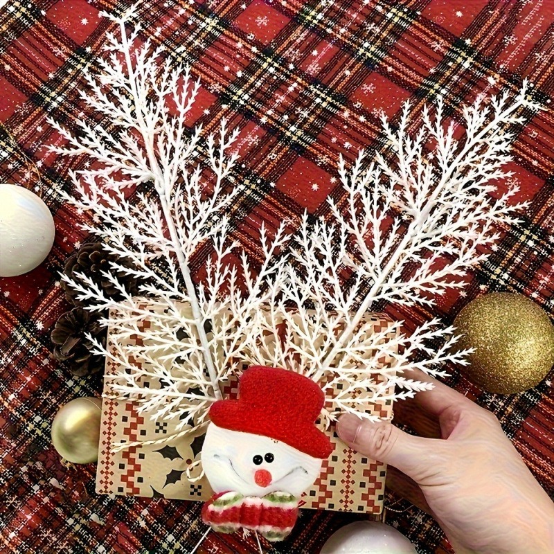 Cabang Jarum Pinus Buatan Puti - Christmas Wreath Fake ulasan dan harga