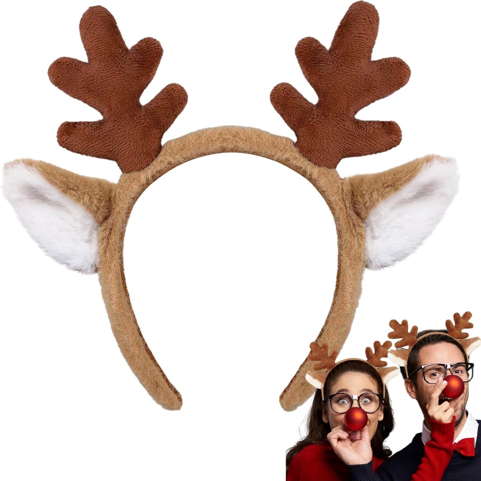 1 Buah Ikat Kepala Tanduk Rusa - Reindeer Antlers Headband ulasan dan harga