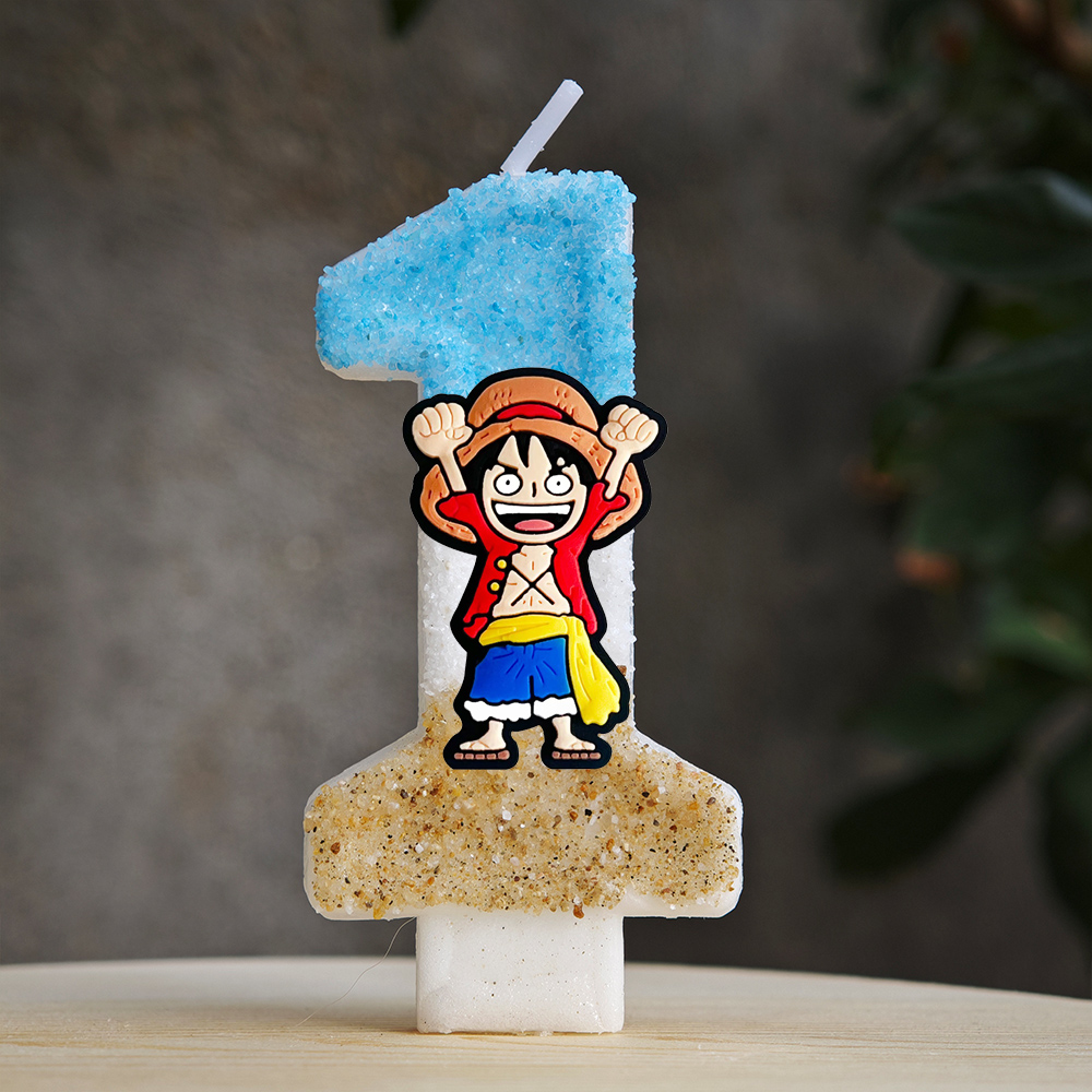 Lilin Ulang Tahun Figur Luffy  - Holiday Candle Set ulasan dan harga