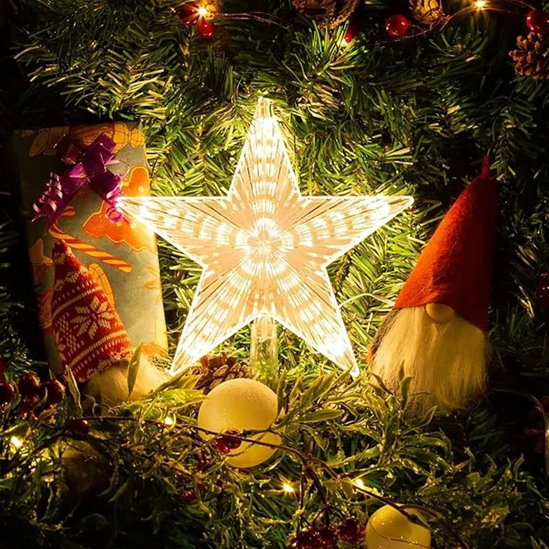 Hiasan Pohon Natal 15cm, Binta - Star Tree Topper ulasan dan harga