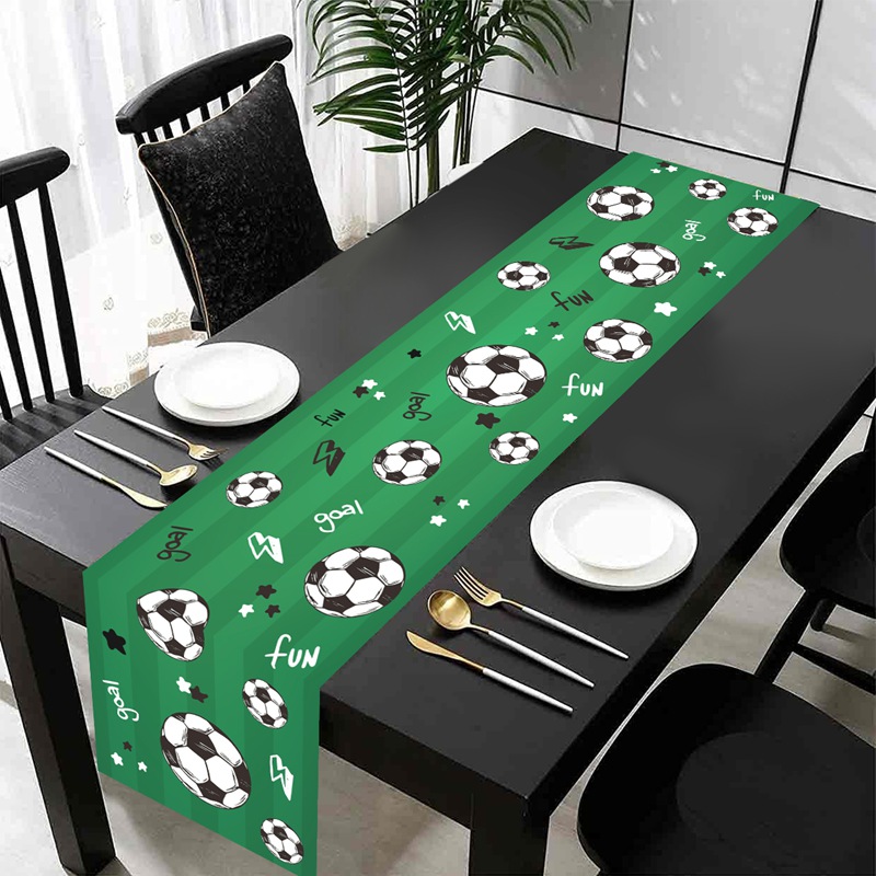 1 Buah Bendera Meja Pesta Sepa - Christmas Table Runner ulasan dan harga