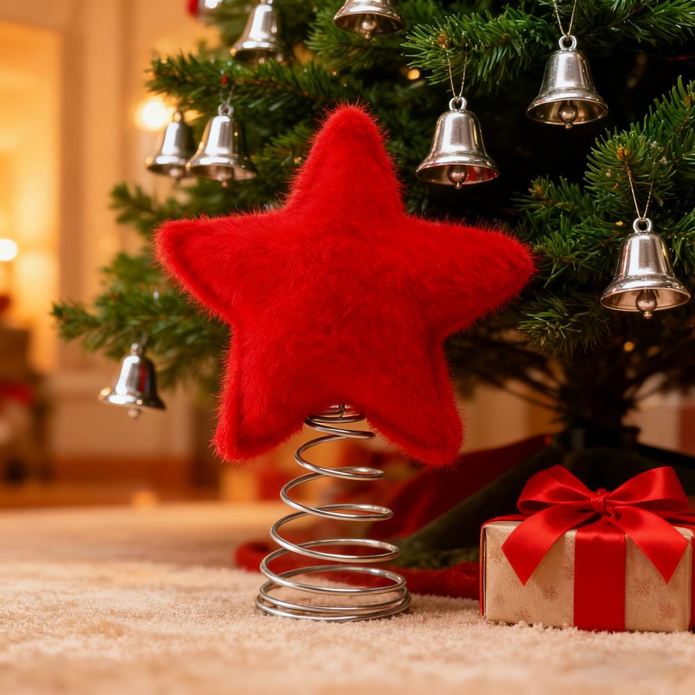 Hiasan Puncak Pohon Natal Bint - Star Tree Topper ulasan dan harga